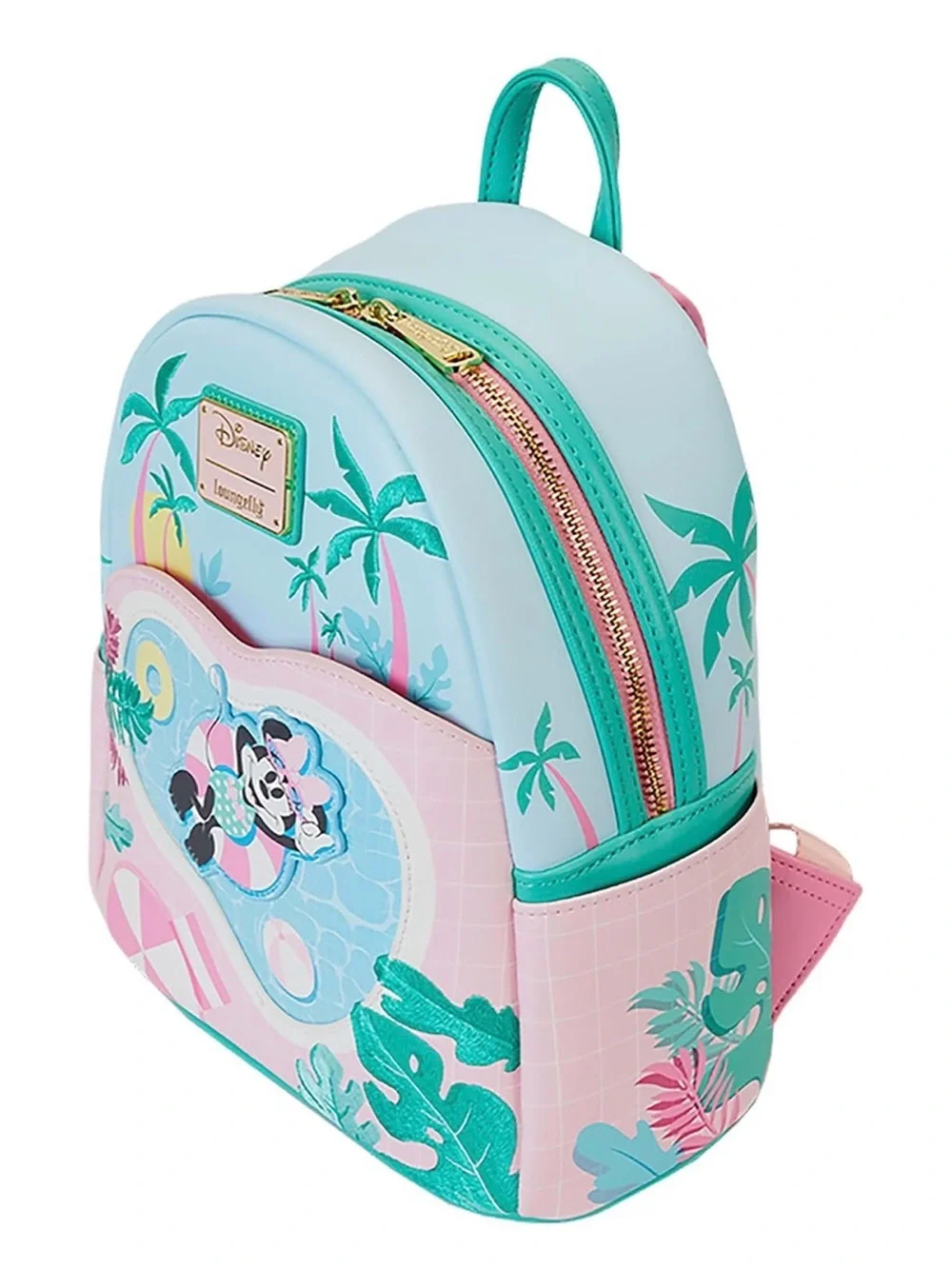 Loungefly Disney Minnie Mouse Vacation Style Poolside  Mini Backpack